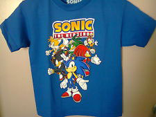 Multiple Sonic characters with Jet & Charmy tee