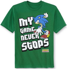 My game never stops shirt