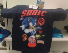 Red star ring Sonic shirt