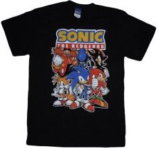 Black Sonic group tee