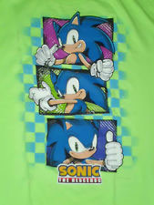 3 Sonic tee green