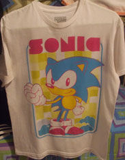 Pink yellow K-Mart Sonic shirt