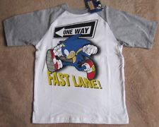 One way fast lane Sonic kids shirt