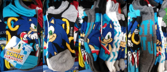 Step it up Walmart Sonic Socks