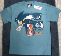 Blue Sonic run shirt