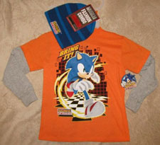 Orange Sonic long sleeve