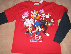 Multi Sonic characters longsleeve