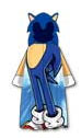 Sonic cosplay style cozy robe