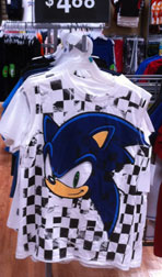 Walmart checkerboard Sonic face Tee