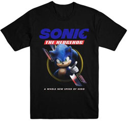 Sonic Movie Tee Black