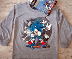 Grey Sonic X Longsleeve