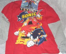 Red Gray Sonic X Longsleeve