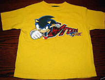 Sonic X yellow shirt