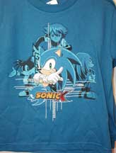 Blue Sonic X shirt