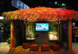 Sonic Boom booth hut