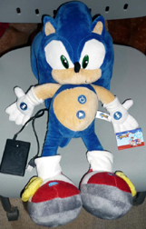 MP3 playing Sonic Plush front