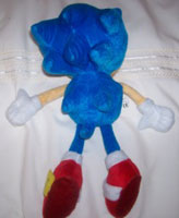 GAME Sonic Plush Back