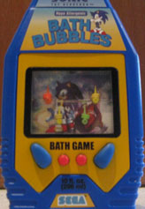 Sonic Bath Bubbles blue game