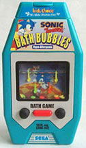 Bath bubbles light blue Sonic game