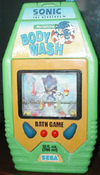 Sonic body wash game