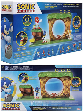 Jakks pacific green hill zone play set box