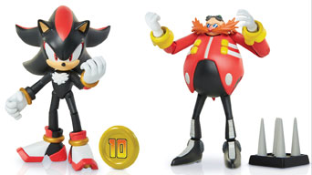 Shadow & Eggman jakks pacific articulated figures