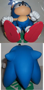 Classic Sonic Figure top and bottom