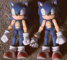 Jazwares 3 inch Sonic Black Knight figure comparison