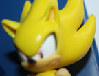 Jazwares 3 inch Super Sonic figure eye line