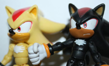 Jazwares 3 inch Super Shadow & Shadow comparison