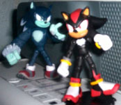 Early 3 inch Werehog & Shadow Figures