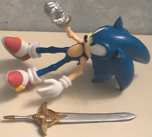 Sonic Black Knight Figure side