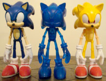 Super Poser Sonic Figures Comparison