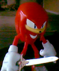 Super Poser Knuckles with Jazwares Black Knight accessory