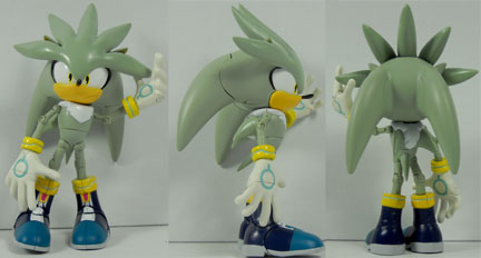 Jazwares Super Poser Silver Figure turnaround