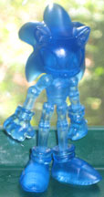 Jazwares 3 inch Clear Sonic Figure front