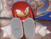 Jazwares 3 inch Knuckles Figure sitting