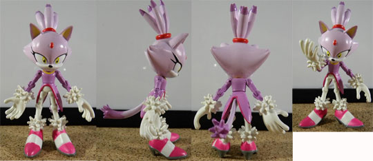 Jazwares 3 inch Blaze figure turnarounds