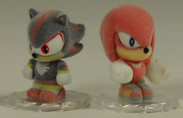 Fuzzy Shadow & Knuckles figures