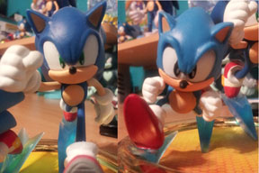 Sonic Generations statue classic sonic bend