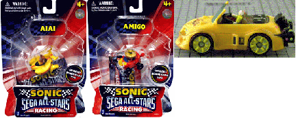 Non Sonic Racer mini figures