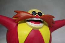 Eggman resin statue close up