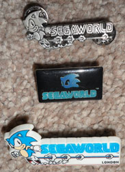 Segaworld London pins