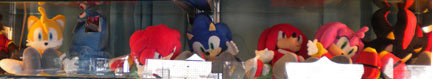 Sega prize Sonic plushies spain