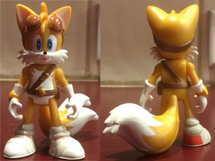 Sonic Boom Tails close up