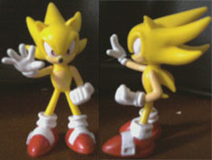 Super Sonic Tomy buildable figure gacha