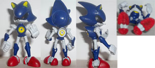 Tomy buildable figures Metal Sonic turnaround