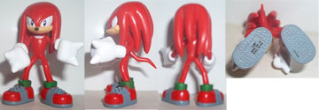 Tomy buildable figures Knuckles turnaround