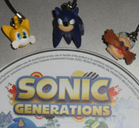 Tomy Sonic head danglers - Size comparison