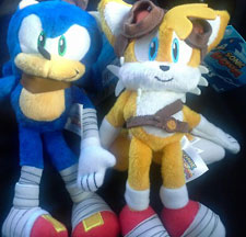 Sonic Boom plushes - Sonic & Tails